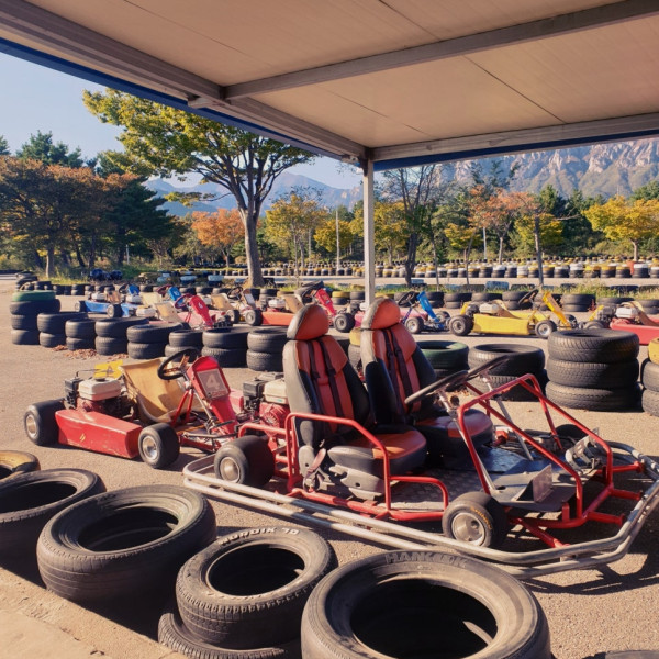 속초 이색적인 엑티비티 '잼버리 카트장'