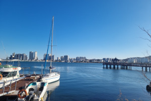 속초 청초호 유원지 산책 코스 총정리 (주차, 요트 체험, 야경 명소)